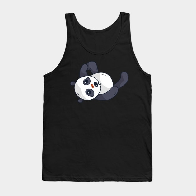 Baby Panda Bear Tank Top by EarlAdrian